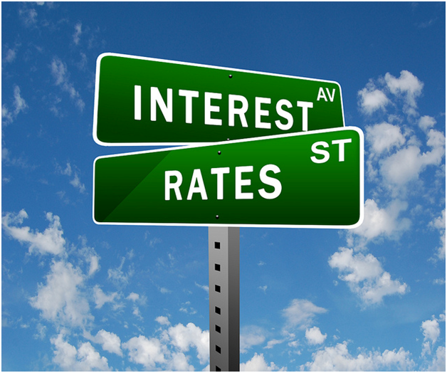 interest and rates sign