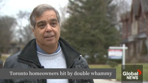 Global News segment on Toronto homeowners facing higher interest rates