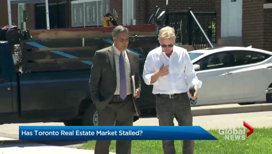Global News segment about rising GTA home foreclosures